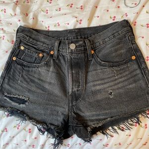 Levi’s Black Denim Shorts